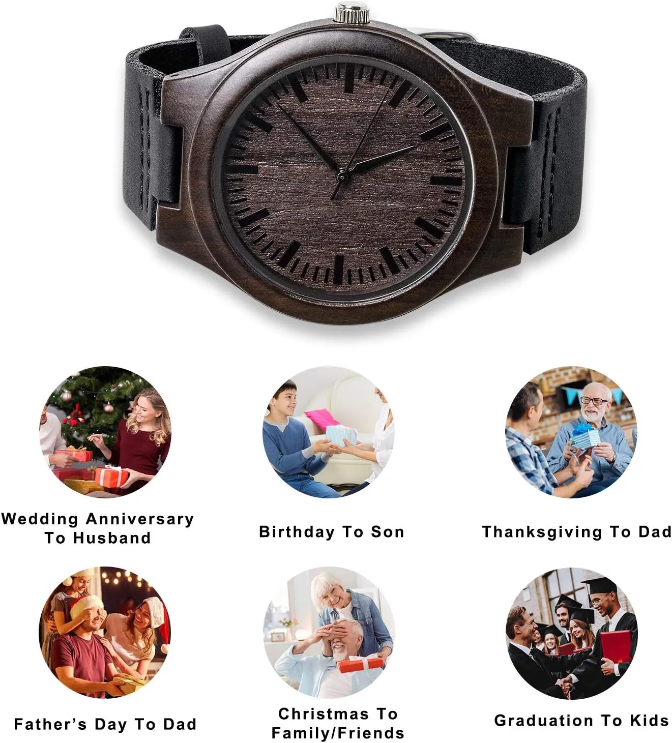 Watch for directory monument Men Boyfriend Husband Him As Personalized Anniversary Christmas Birthday Father Day Wooden Gifts Idea Fodiyaer Engraved Wood 