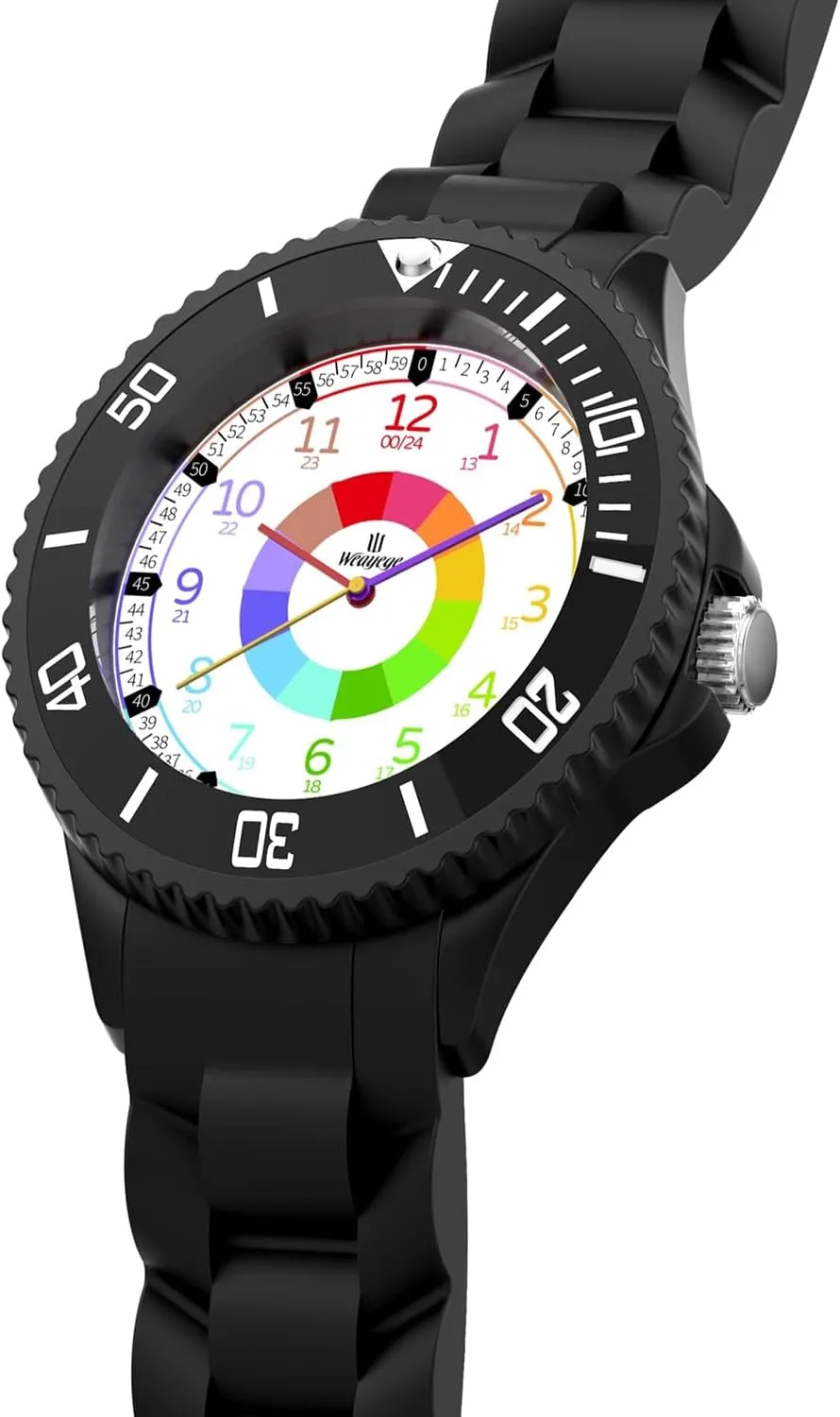 Watch for Kid,First Wristwatch from Children,Analog Watches with The Rotating Bezel,Easy to Learn The time pause spheroidal inject fascinate Reading with Soft Strap Kids Watch,Kids Learning Wrist Watches,Time Learn 