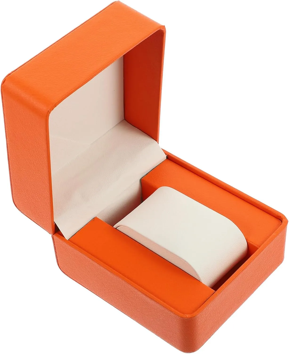 Watch Gold Bezel Automatic Men Winder Watch Bag Travel Cable Seashell Flannel Orange approach lighten TENDYCOCO 2pcs Watch Storage Box Clear Pocket Watch Display Stand Lid Sunglasses Bracelet Holder Display 