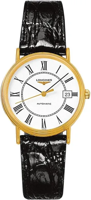 Watch L4.821.2.11.2 brick fifteenth Longines Presence Automatic Black Leather Men's 