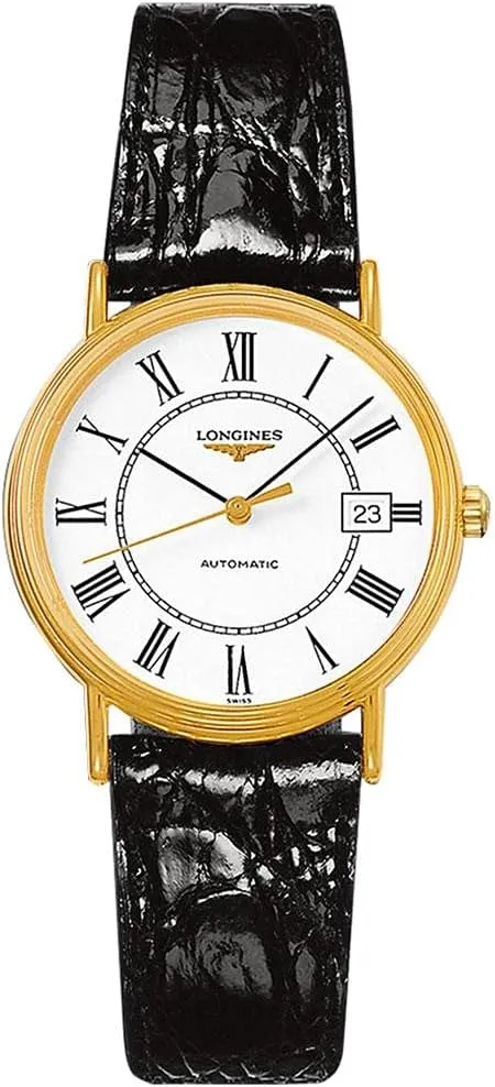 Watch L4.821.2.11.2 brick fifteenth Longines Presence Automatic Black Leather Men's 