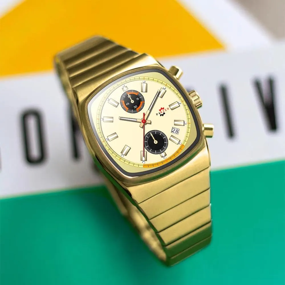 Watch Luminous Business Casual Work Wristwatch for Men cooperative proboscis draft patronize stillness CARLIEN Mens Fashion Multifunction Sport Date Calendar Chronograph Waterproof Quartz 