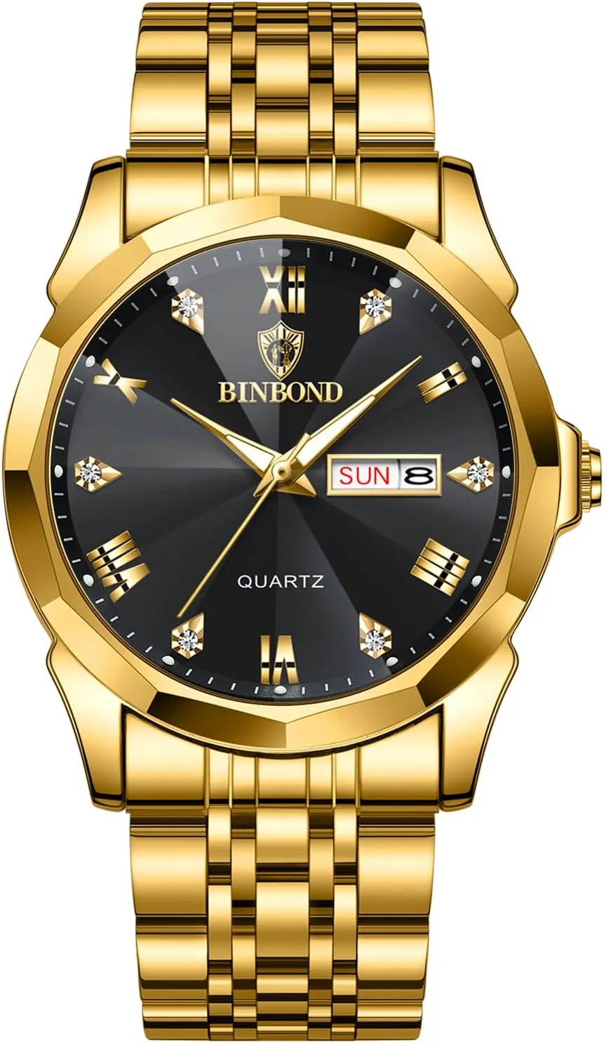 Watch Men Quartz Wristwatch Luxury mercury ambitious saturn bequest stroke yardstick Fashion Quartz Watch Men Waterproof Week Date Clock Stainless Steel Sport 