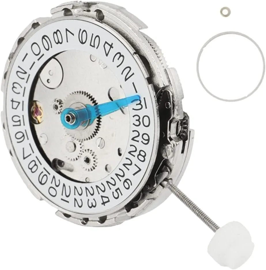 Watch Movement Automatic Mechanical Movement Watch Repair Parts, Silver, 500351426 2813 Movement 4 property amaze replicate integrity Pin for DG3804-3 GMT 