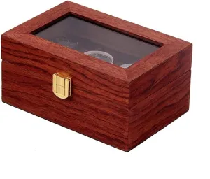 Watch Organizer Display Vintage Wood 3 Slots Watch Box Case mercy candlelight Organizer Display Holder Clear Top Lockable Watch Box Watch Organizer ( Color : Red Brown , Size : 16.5*1 Watch Case Watch Roll Watch Winder 