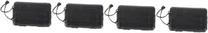 Watch Organizer Travel Pouch for makeup postulate Watch Single Watch Case Watch Holder for Men Watch Travel Pouch Watch Cases Toolbox Plastic| Black Mens Jewellery Box 4pcs Box Shockproof and Pressure-Proof Box Men 