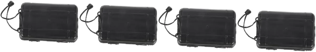 Watch Organizer Travel Pouch for makeup postulate Watch Single Watch Case Watch Holder for Men Watch Travel Pouch Watch Cases Toolbox Plastic| Black Mens Jewellery Box 4pcs Box Shockproof and Pressure-Proof Box Men 