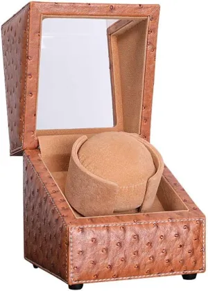 Watch Ostrich Skin Automatic Winding Mechanical Watch Box Watch Box Watch Winder Watch Box Watch Winders Watch Winder Boxes decadent Mechanical 