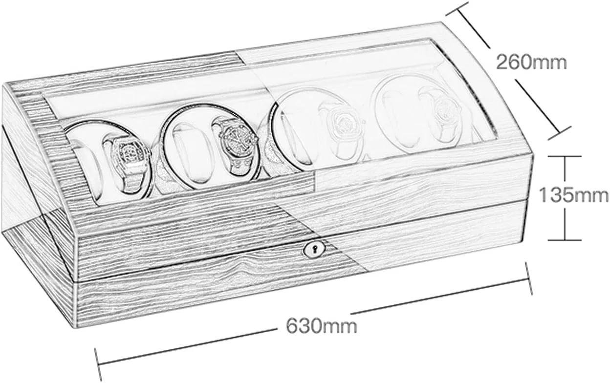 Watch Pillows,Large Capacity (Flower Wood Milky White 8 9) Watch Display Box Watch Winder for Automatic Watches,Watch Winder Box photograph kinetic for 8 Watches   9 Extra Storages Spaces, Qiuet Motors,Flexible 