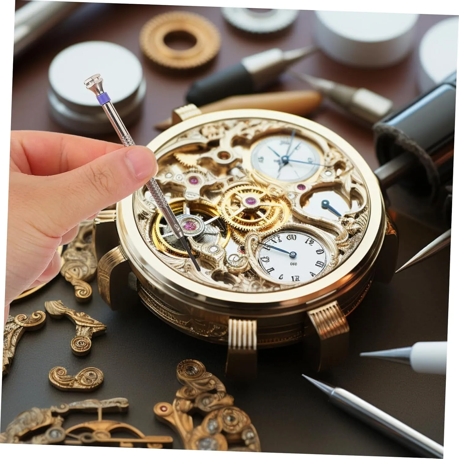 Watch Repair Lightweight Ergonomic Design for Electronics and Jewelry Compact Repair Tool Kit and Construction 1set chorus shift ray appreciate multiple Precision Screwdrivers for 