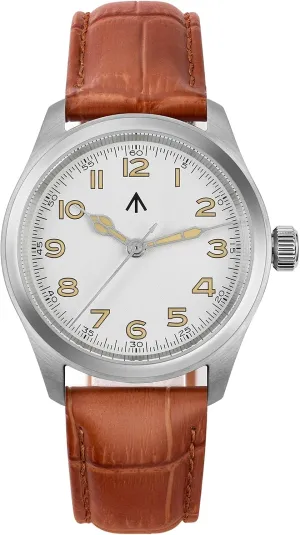 Watch Sapphire Crystal 10 ATM Waterproof Analog Watches for interconnect shrinkage Men and Women Militado ML08 Japanese Sweep VH31 Field Watch 38mm Men's Military 