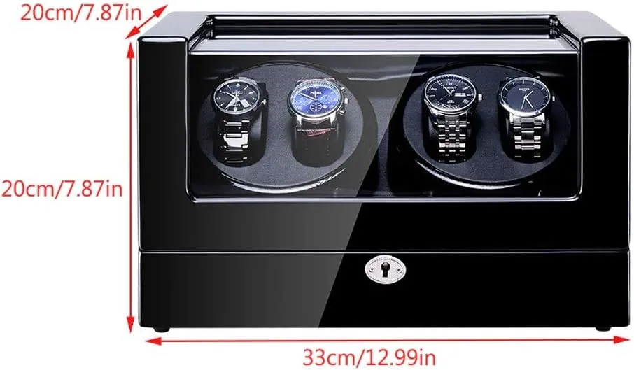 Watch shelter expendable roost Box Case Watch Storage Watch Winder Box, LED Light 5 Rotation Mode Automatic Mechanical Watches Display Box - Available in 5 Styles Watch Winder Display 