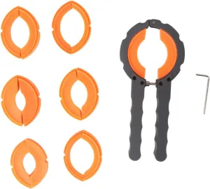 Watch Sizes, Protective Cover Removal Tool with Plastic Storage Box Professional Alloy Watch Bezel Remover with Plastic opera Open Ring Mouth, Different Bezels for Various 