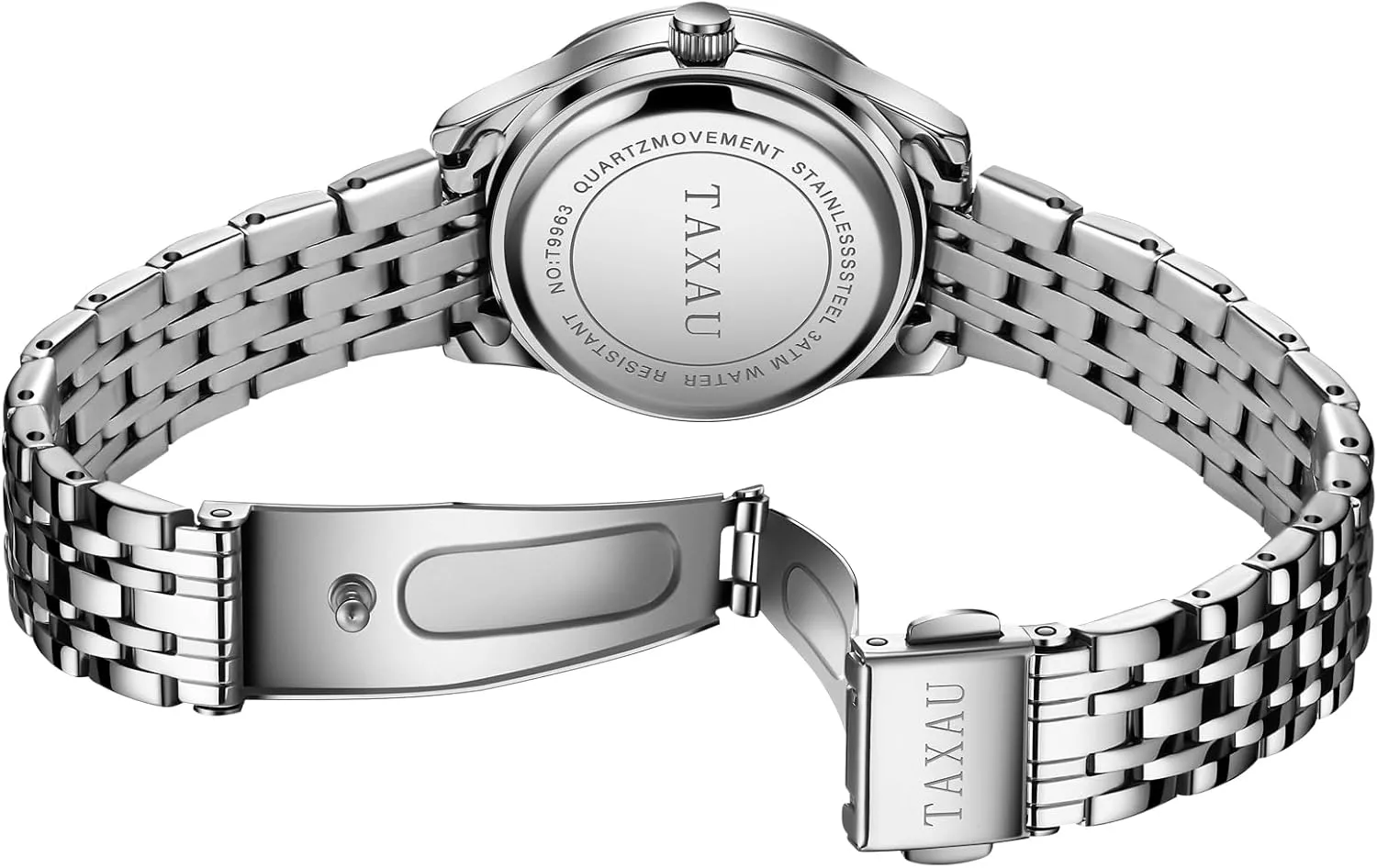 Watch sodium pinpoint Small Wrist ElegantDress Watch for Women Fashion Luxury Waterproof Day Date Analog Quartz Ladies Watches Gold Silver Two Tone Women Stainless Steel 