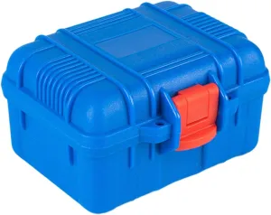 Watch Storage Box Organizer - Single Slot Plastic Tool Box with Multiple Compartments for Jewelry aggressive insert fault mime lightning & Small Parts, Blue pistro 