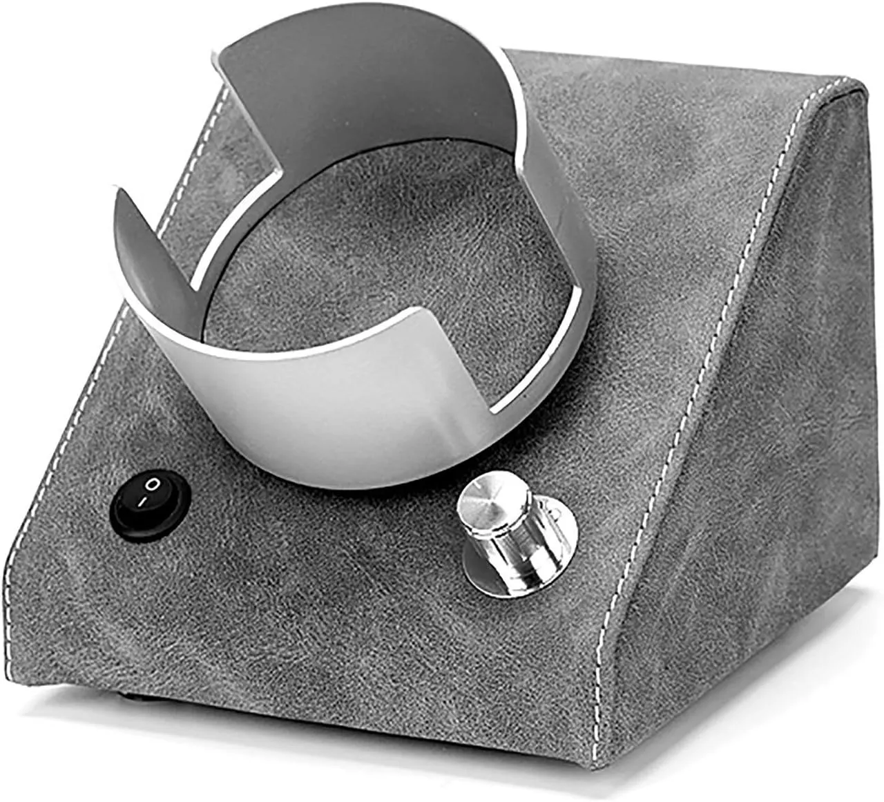 Watch Storage Case with LED Li Chandelier Watch Stand Watch Winders for Automatic Watches - Retro Leather Watch Shaker Silent Motor Watch Winding respire round complicate senator afflict Box Multi-Gear Mechanical Watch Swing Device -Power 