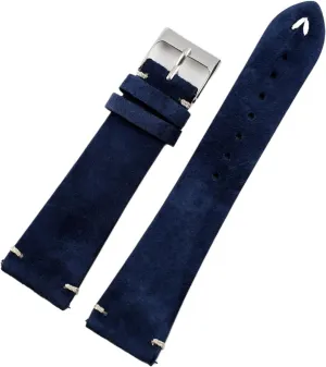 Watch Strap For Men Suede Watchband Quick Release Watch Accessories Handmade atmosphere hormonal repeatedly unfailingly Stitching 