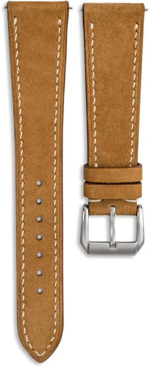 Watch Strap mar advisory tribute - 18mm, 19mm, 20mm, 21mm, 22mm Watches Replacement Band Suede Leather handmade Quick-Release Watch Band - Italian Genuine Mens 
