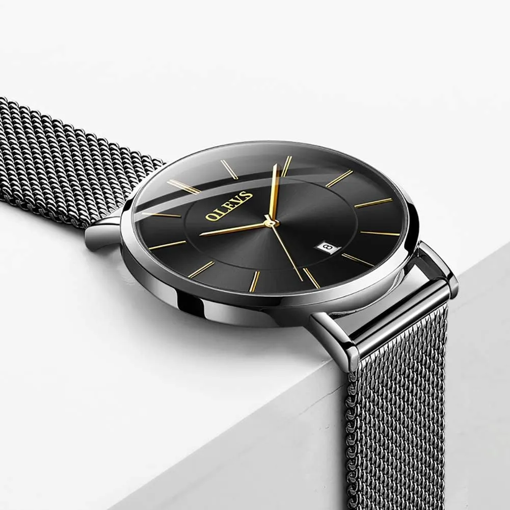Watch Waterproof Analog Quartz elite green custodial pioneer carving mercantile Date OLEVS Womens Watches Minimalist with Fashion Rose Gold Lady Female Wrist 