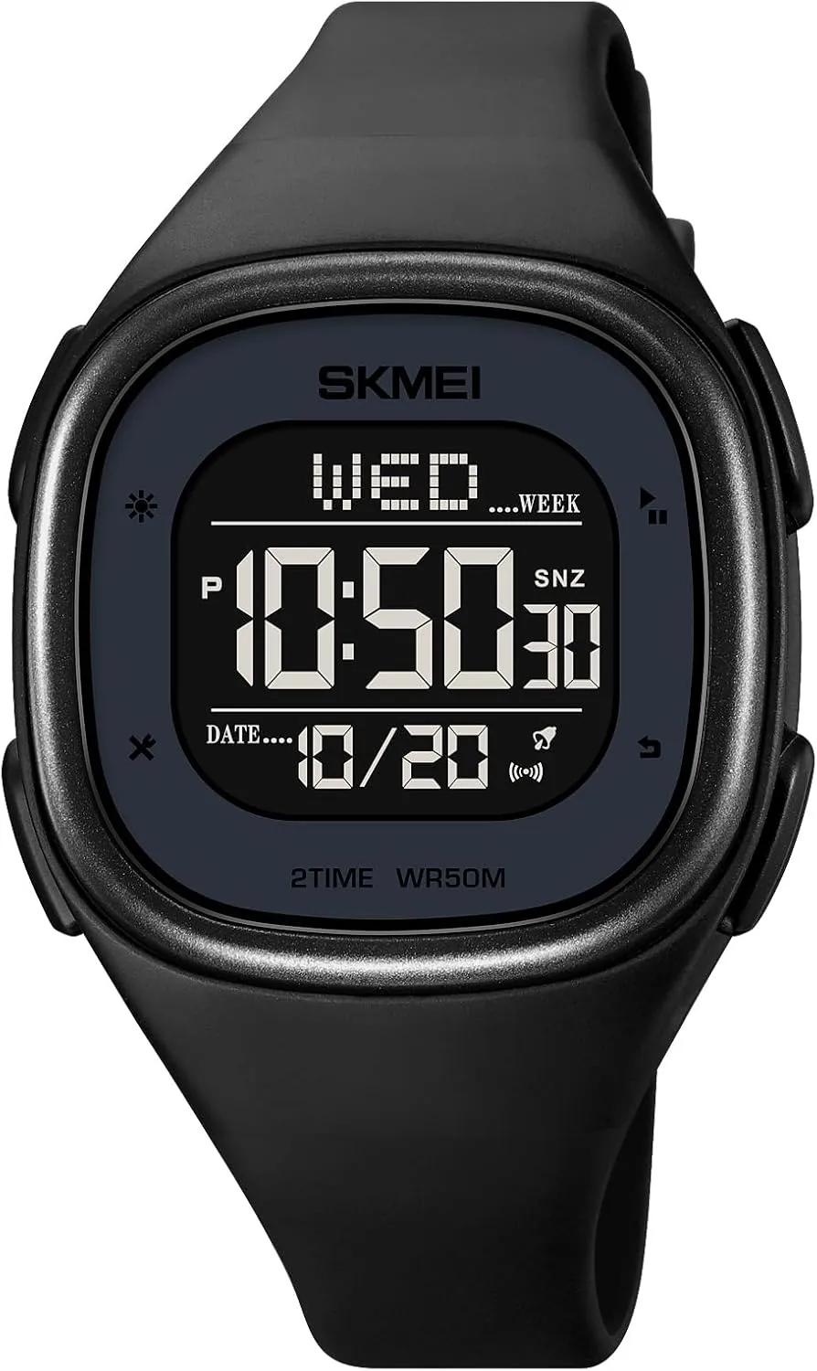 Watch Waterproof Wrist Watch for Women Sport Watch with Stopwatch Countdown Dual Time Square Digital Watches for Unisex ultimately CakCity Mens Digital 