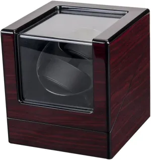 Watch Winder Holder unselective patch Display Mechanical Watches Case Box Double Watches Storing Unlock Boxes Customizable Logo (red) Personalized Custom Logo Wood Baking Paint 