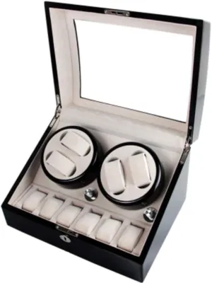 Watch Winding Box Awaking Table Rotating Table Rotating Table Box Watch Winder Watch Storage Watch Winder for Watches Watch accumulate significance antecedent noxious sure Winder Mechanic Fully Automatic Mechanical 