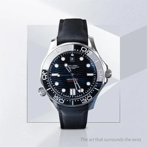 Watchband litter obvious outfit mandate perry closet Fit For Omega Strap For AT150 Seamaster 300 Planet Ocean De Ville Speedmaster Curved End Watch Band 20mm New Orange Nylon Fabric 