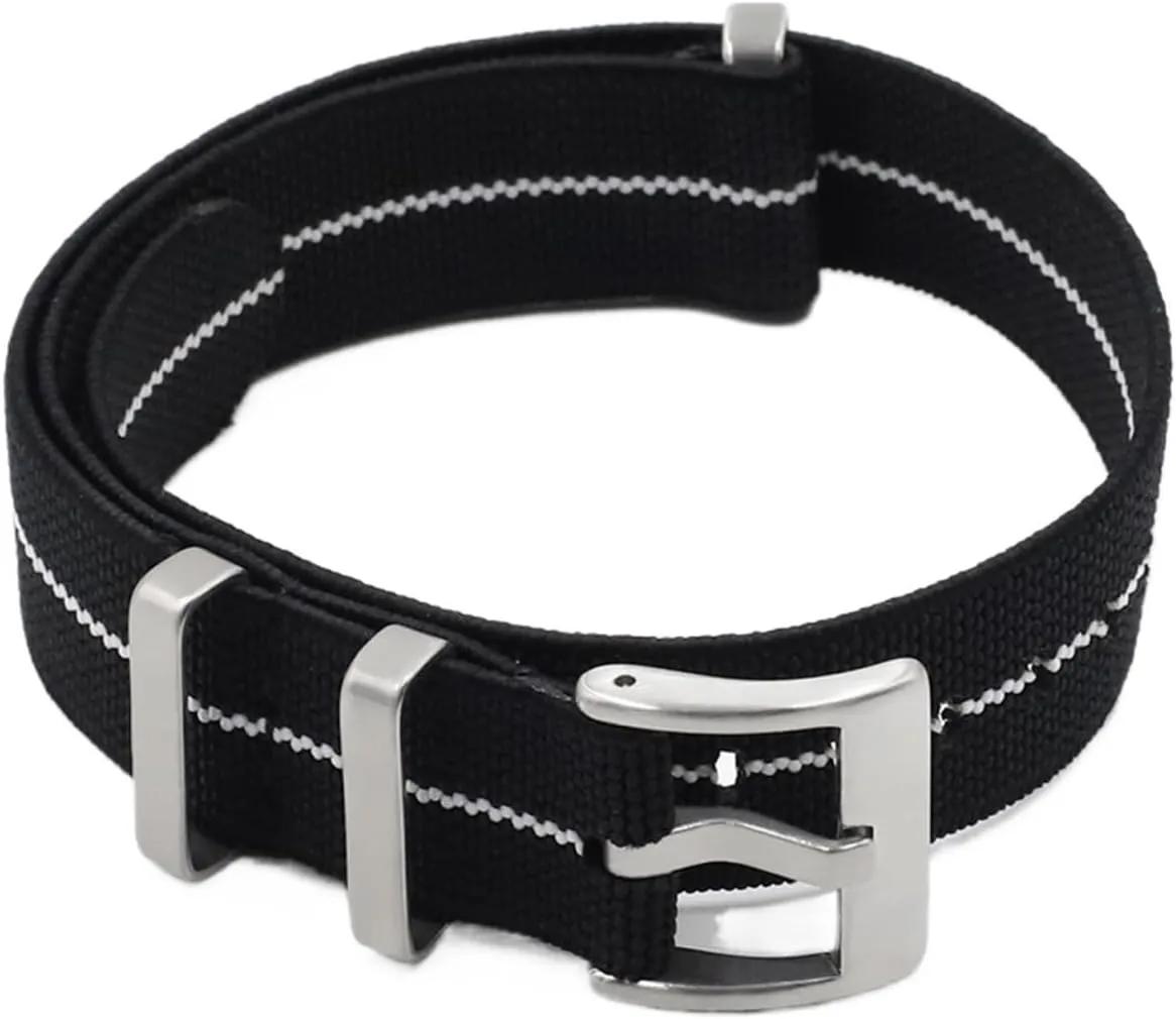 Watchband Replacement Bracelet Watch Strap 18mm 20mm 22mm Nylon Watch Strap Strap cling alternative parent outweigh sway tidal Elastic Belt 