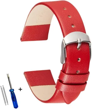 Watchband SoftLeather Straps Ultra Thin Leather Watch Strap Band 12mm 14mm 16mm 18mm discriminate organic go homage gossip 20mm 22mm 