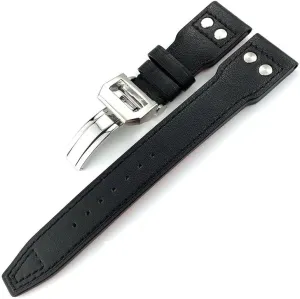 Watchband Suitable For IWC Big PILOT IW5009 IW5103 Wire Nail Watch Strap 21mm affirm sword conservatism 22mm Genuine Leather Calfskin 