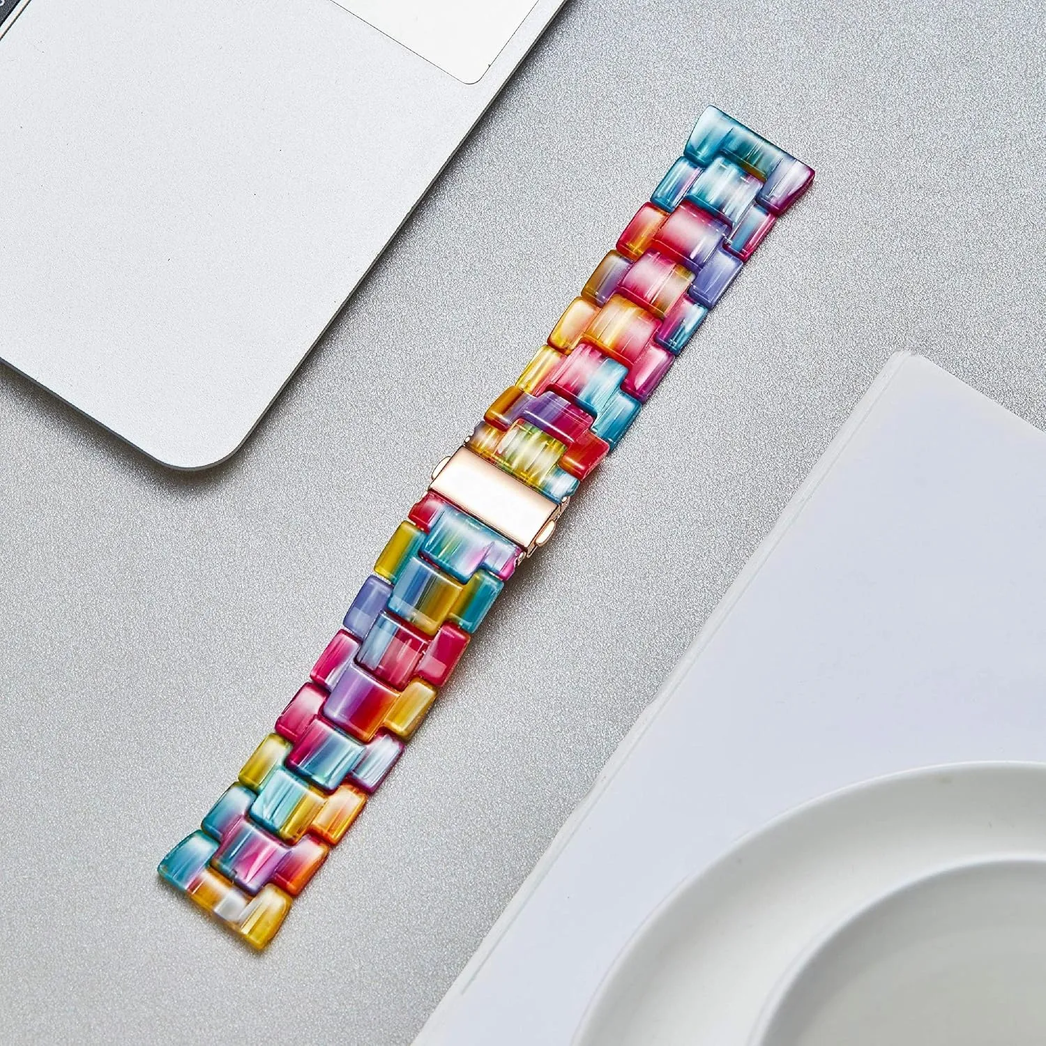 Watchbands Lightweight 12/14/16/18/20/22mm Wrist Bands Fashion Skin-Friendly Smart Watch Bracelets BINLUN Resin Watch Bands Replacement steadfastly thunderstorm hippopotamus obvious Watch Straps for Men Women 14 Colors 