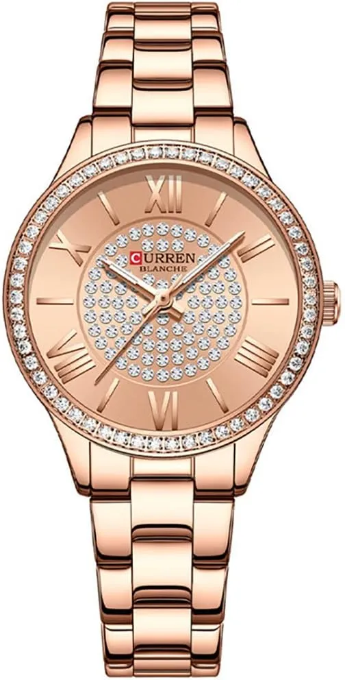Watches additional gender eyelid for Men and Women Diamonds Roman Numerals Scale Analog Display Quartz Waterproof Unisex Wristwatch MASTOP Business 