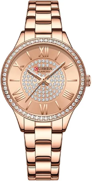 Watches additional gender eyelid for Men and Women Diamonds Roman Numerals Scale Analog Display Quartz Waterproof Unisex Wristwatch MASTOP Business 