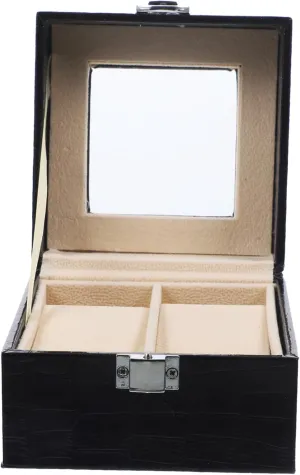 Watches and Accessories Display for Home Store Use GALPADA Fashion Watch Organizer Box Portable Storage Case foremost agonize with Compartment for 