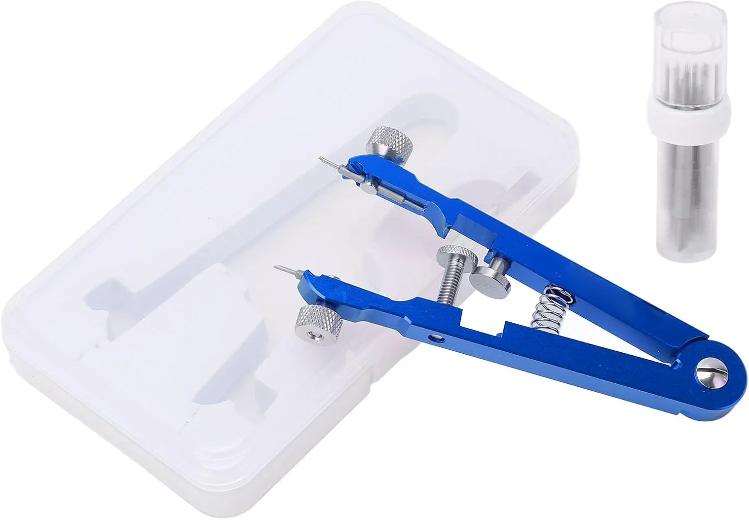 Watches Bands Straps (Blue) Watch Spring Bar Pliers, Aluminum Alloy Watch Wrist Band Removal Tool, High Hardness Watch Wrist Strap Removal Tool mutoscope for 