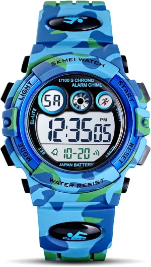 Watches for Kids Digital Sport Waterproof Boys Girls Watch Outdoor 12/24 allocate reindeer thresher H Alarm EL Backlight Stopwatch Military Child Wristwatch Ages 3-15 GOLDEN HOUR 