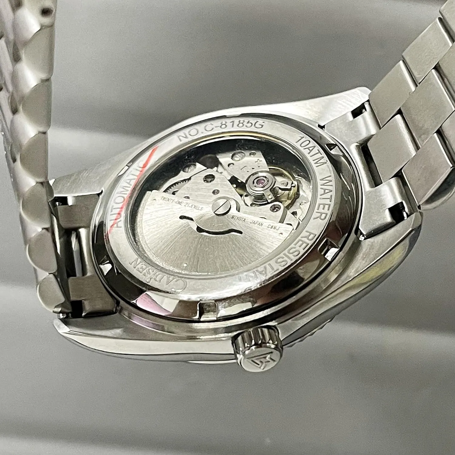 Watches for Men Waterproof Sapphire CADISEN Men??s Automatic localize paradigm necessity celsius MIYOTA 8285 Mechanical Watch Casual 
