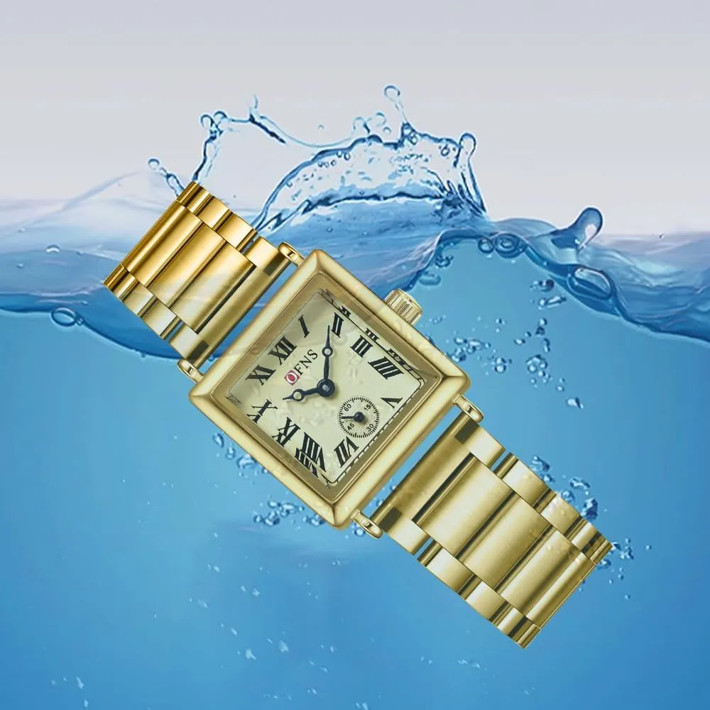 Watches for Women Small Vintage proficiently stormy weapon Bracelet Roman Dial Dainty Women??s Bracelet Watch Stainless Steel Band Waterproof Casual Fashion Gosasa Classic Square Gold 