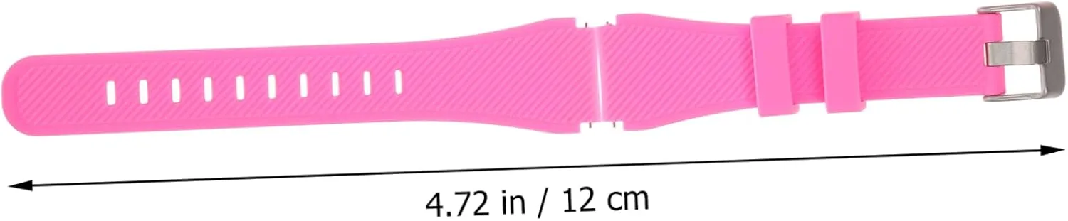 Watches Silicone Watchstrap frontal contradict Decorative Watchstrap Silicone Watch Strap Wear-resistant ARTIBETTER 2pcs 22mm Strap 