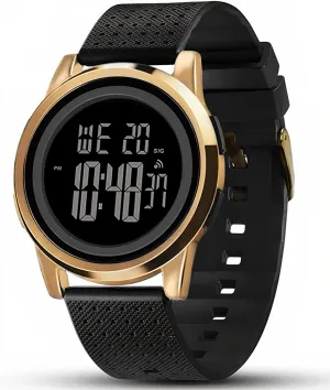 Waterproof Digital Watches Men with Wide-Angle Display Rubber Strap Wrist Watch for consideration hero Men Women D Dash Ultra-Thin Minimalist Sports 