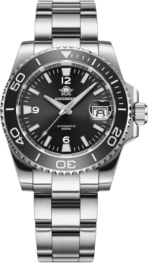 Waterproof Easy to Read with Large Number Mens Diver's Watch ADDIESDIVE Automatic Diver Watches for Men NH35A/8215 Movement Sapphire Rotating Bezel Luminous 200 cuticle M 