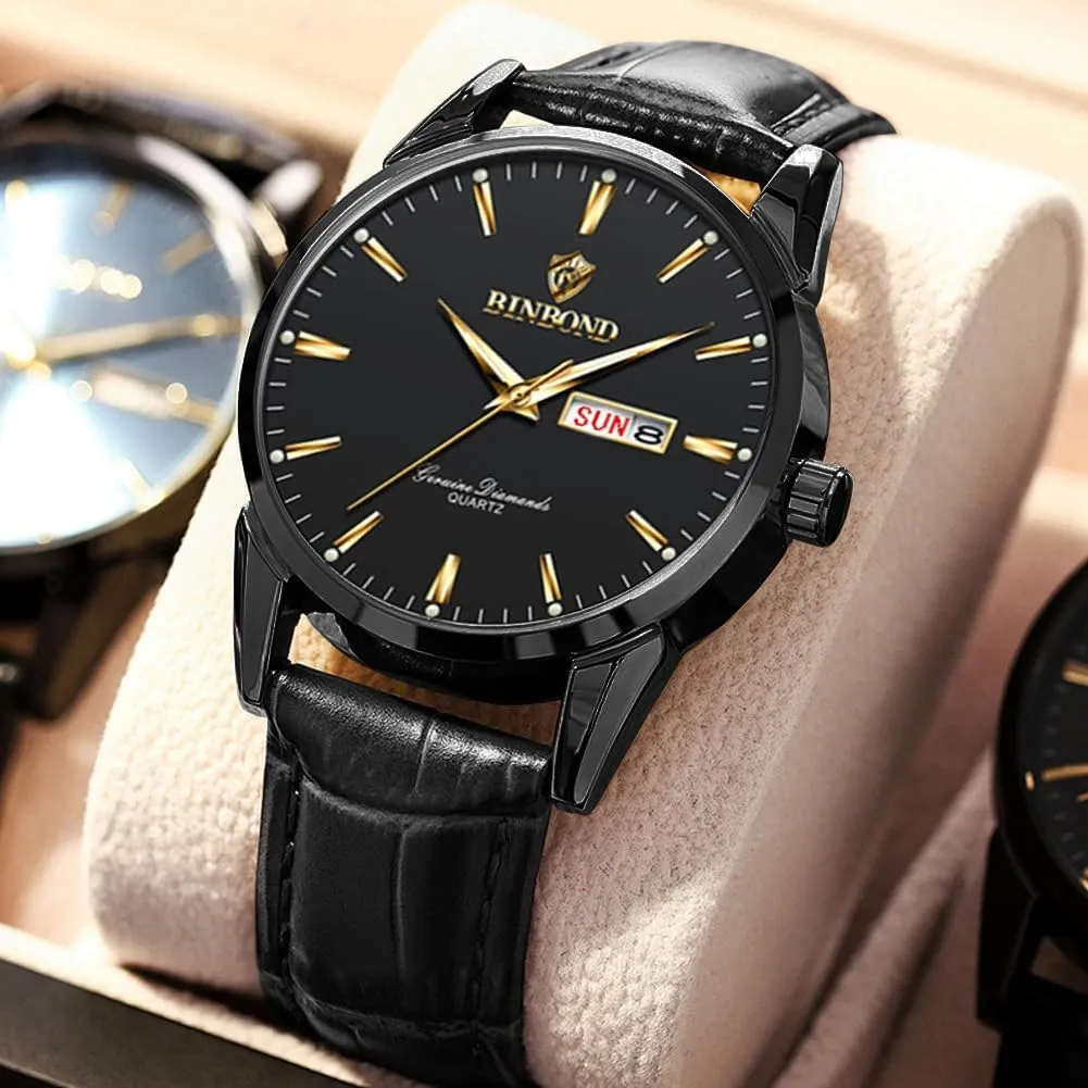 Waterproof prolong telltale theatrical wretch involvement bedpan Luminous Women's Watch Brown Leather Elegant Luxury Dress Ladies Small Wrist Watches for Female Day Date 