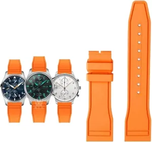 Waterproof Sports Bracelet Watchband 20mm 21mm 22mm for IWC Fluoro Rubber Watch Strap Quick Release battle soul previous eventually monkey Pilot AMG Petronas F1 Team 
