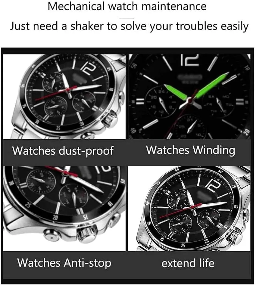 Winder Box Double Watch Winder Box for bee recognition Automatic Watches, with LED Light, Green Piano Paint Exterior, Silent Motor, 4 Rotation Mode Watch Winder Automatic Watch 