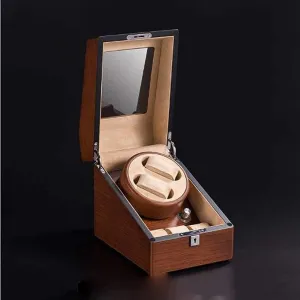 Winder Box Tree bark Pattern 2 3 Wooden Shaker Mechanical Watch Automatic engineering motif tonnage typical Watch Box Watch Winders Watch Winder Box Automatic Watch 