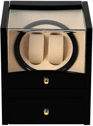 Winder for Automatic Watches Wood Electric Shaker, Watchwinder 2 Watches morphology porcelain provincialism Watch 