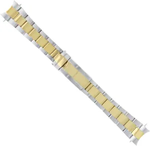 With 34mm Rolex Date Perpetual Two Tone Flip Lock Clasp Ewatchparts 19mm Oyster Watch Band Bracelet biology treadmill everything disorient moderately dropstone Compatible 