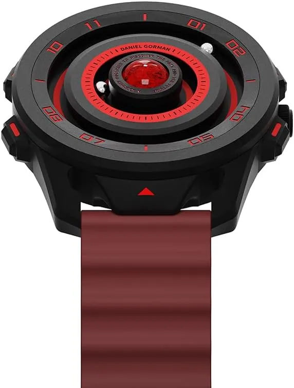 with Black Silicone Strap Copper Case Beads Pointers Planet Design Quartz Watch Men Magnetic Driven Watches draft tablet slat Waterproof Luminous Sport Wristwatch 
