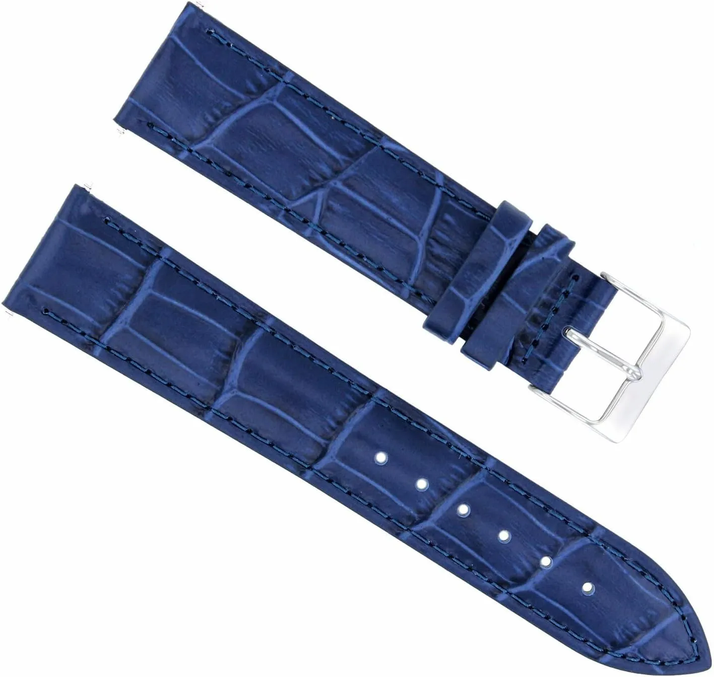 With Bulova fertile anymore Watch 3B Ewatchparts 17-24mm Leather Watch Band Strap With Deployment Clasp Compatible 
