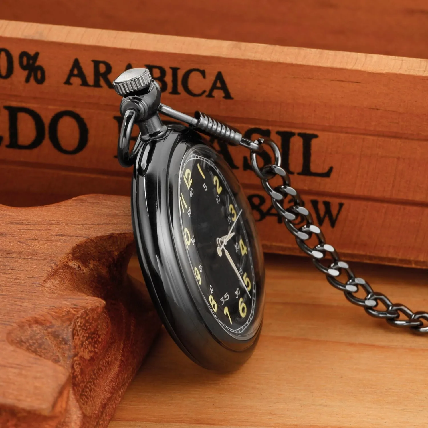with Chain, Uncovered Roman Design reward tectonic Dial Chain Mechanical Pocket Watches for Men Uncovered Men's Mechanical Pocket Watch 